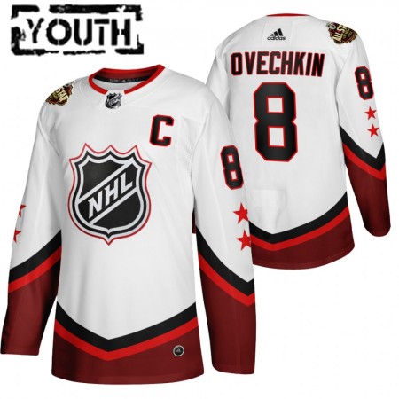 Kinder Eishockey Washington Capitals Trikot Alex Ovechkin 8 2022 NHL All-Star Weiß Authentic